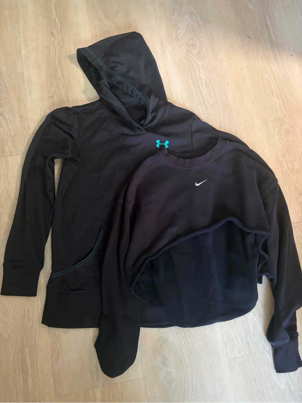 Under Armour & Nike Black Sweatshirt Bundle
